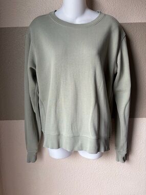 Allbirds Women’s Medium R&R Green Sweater Crew Neck Long Sleeve 17.1 Carbon